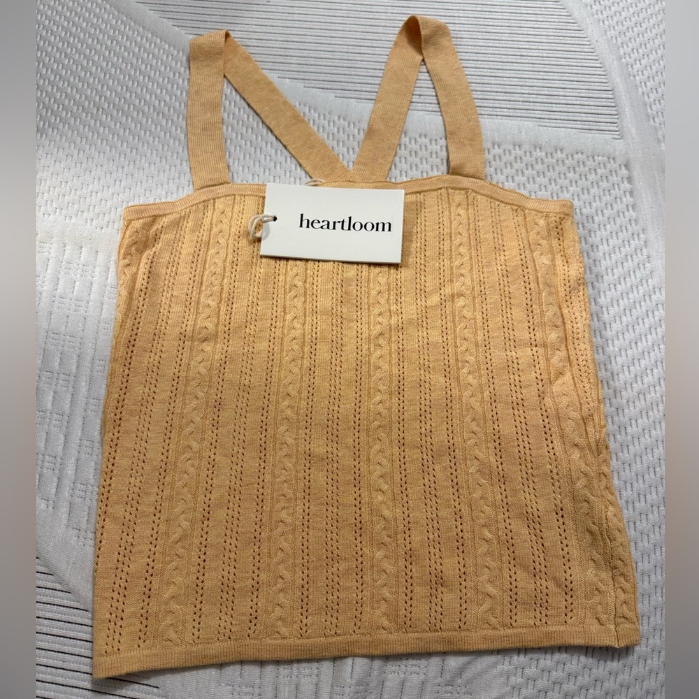 Heartloom Mustard Knit Tank Top